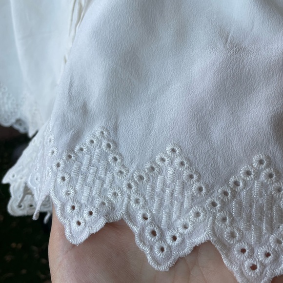 Joie Silk Harini Eyelet Lace Shorts size XXS - Picture 4 of 14